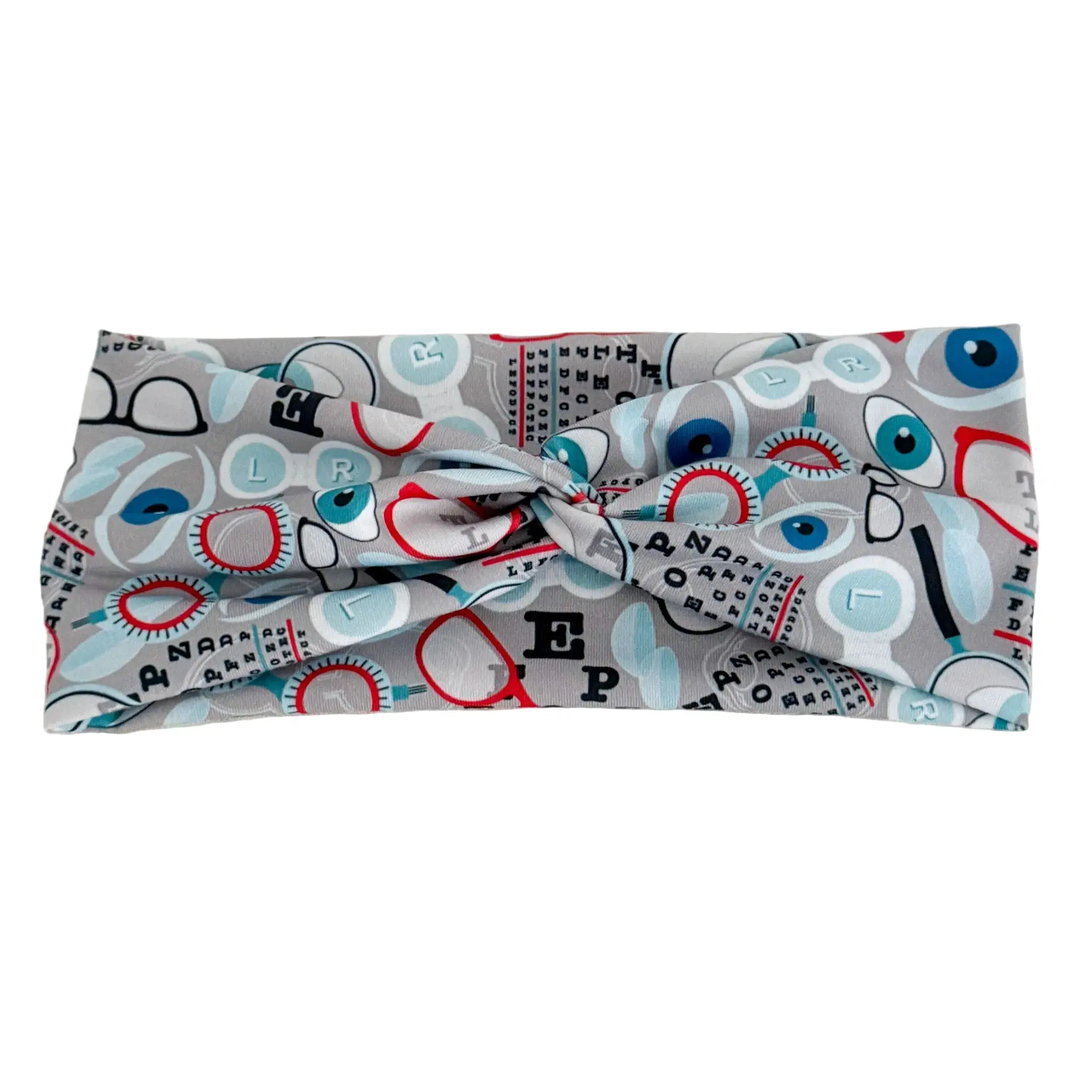 Gray Optometry Headband – Eye Care Nurse Handmade Headband