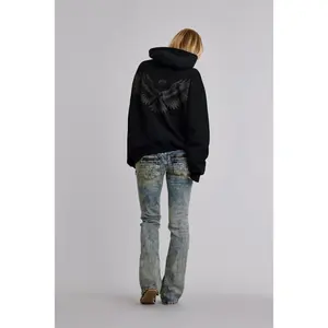 Soundwave Hoodie in Black/Gray (W)