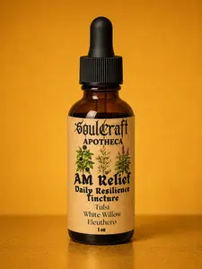 AM Relief Ritual Drops | 3-Ingredient Formula | Organic, Kosher, Non-GMO | 30 mL