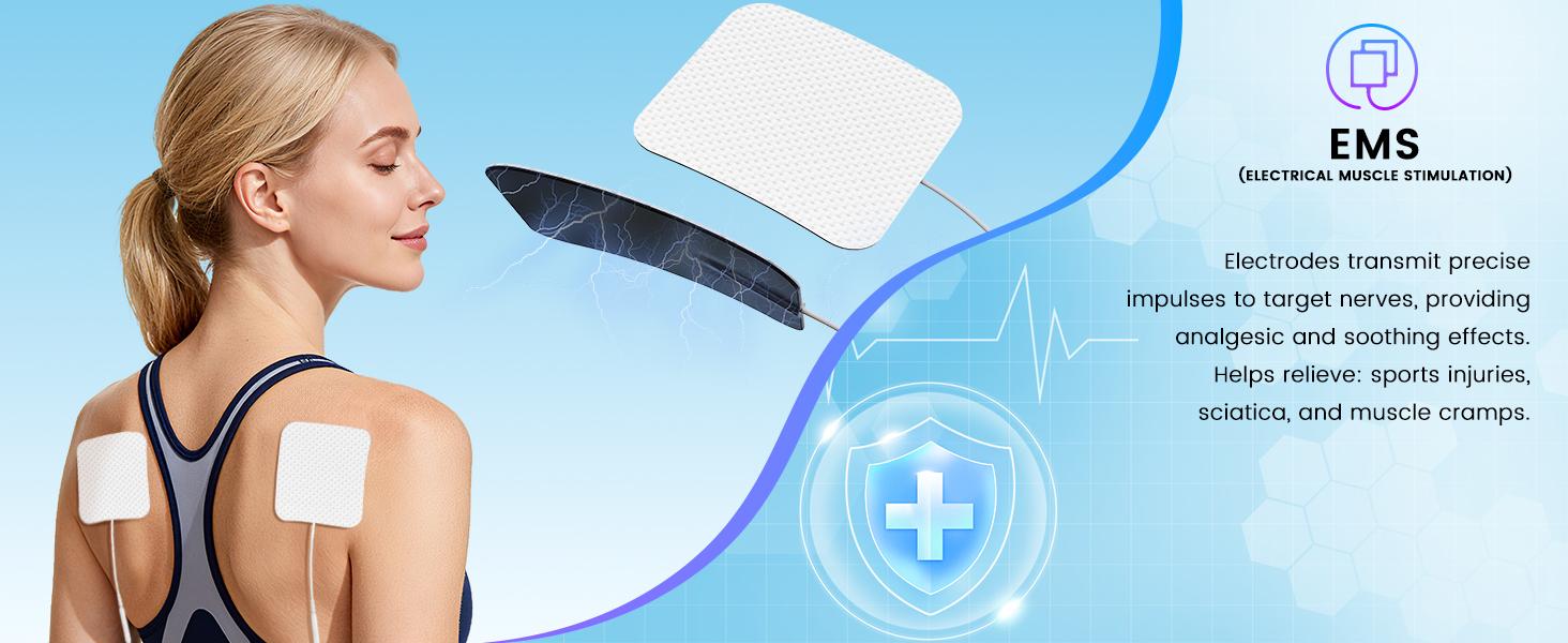 EMS Foot Massager with Infrared Therapy for Neuropathy, Foot Circulation Stimulator for Pain Relief, 10 Modes & 20 Strengths for Plantar Fasciitis, Swelling, Cramps, RLS