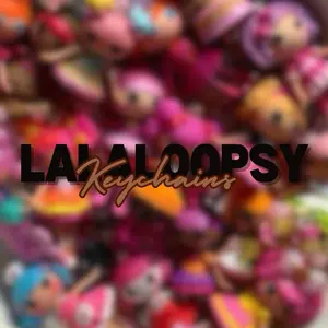 Lalaloopsy Keychains — Assorted Colors & Shapes — Perfect for Bags & Keys — Fun & Cute Design — Ideal Gift for Kids