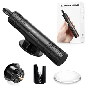 Safehammer - 2025 Upgraded Safety Hammer Glass Breaker Under Water, Car Hammer Seatbelt Cutter Window Breaker Emergency Escape Tool,Free Antiskid, Safehammer Glass Breaker for New Cars