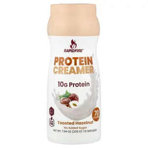RAPIDFIRE Protein Creamer, Toasted Hazelnut , 7.94 oz (225 g)