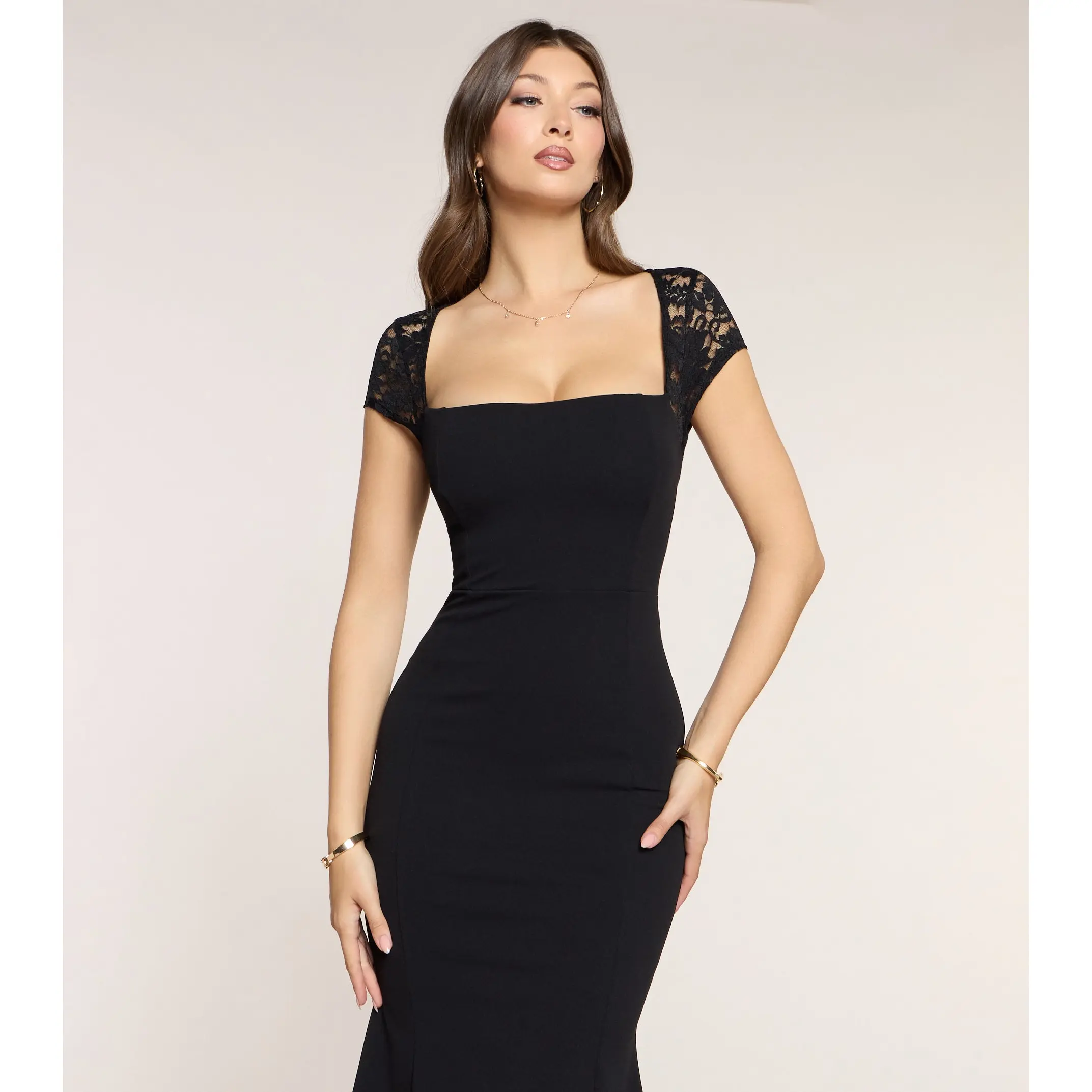 crepe formal dress Alexander by Daymor 3131F25 Long Formal Evening Jacket Dress