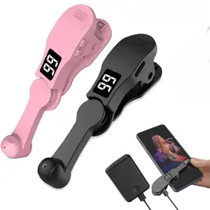 New Smartphone Auto Clicker 0 to 99 Speed, 180° Rotation, Portable USB Powered Fast Click Simulator, for Android & iOS Apps, Gaming, Live Streaming (No battery ）