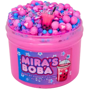 Mira's Boba 8oz Slime Floam Texture Scented Gummy Bears