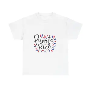 Puerto Rico Customized Unisex Heavy Cotton Tee