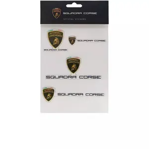 Automobili Lamborghini Squadra Corse Sticker Set