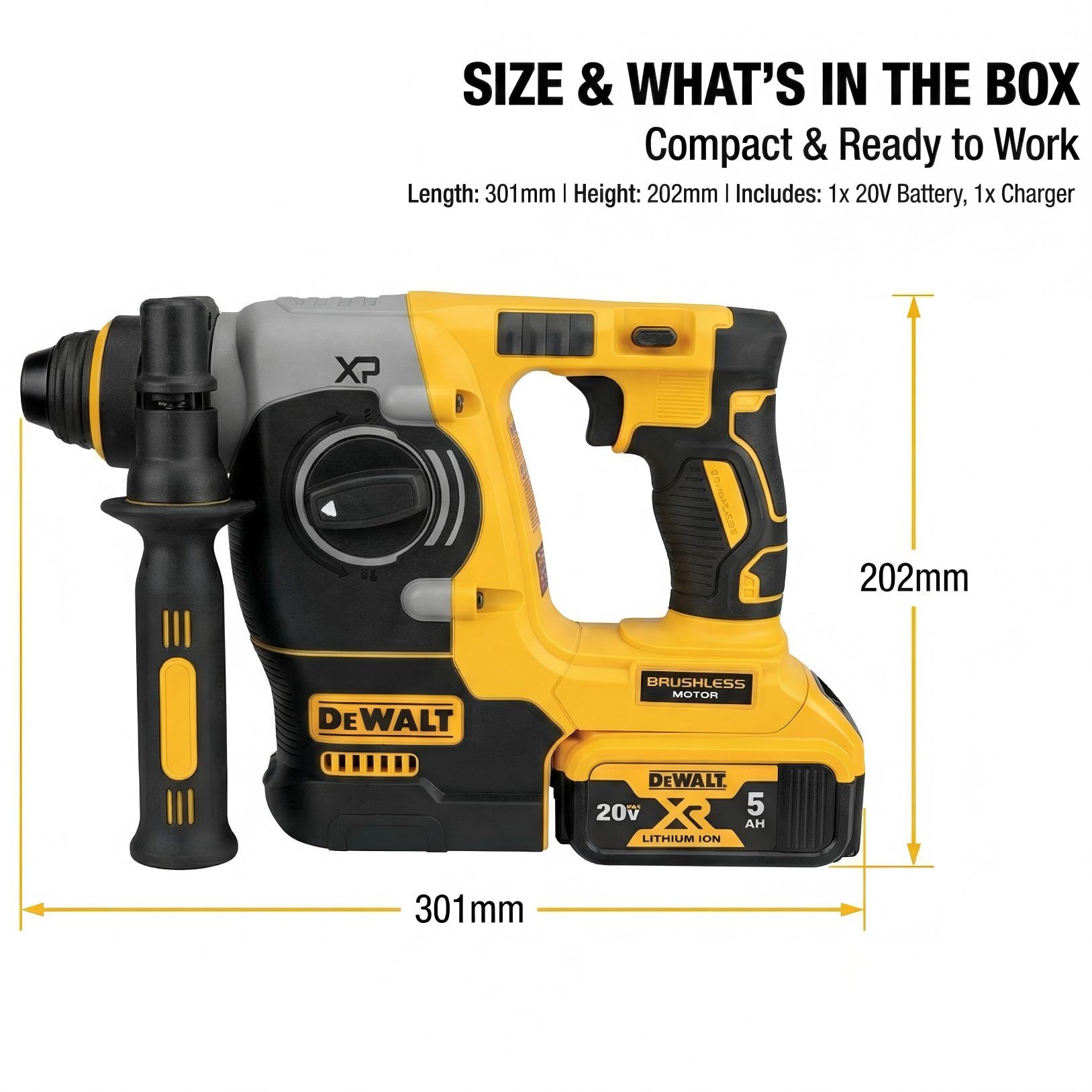 DEWALT DCH273 impact hammer drill