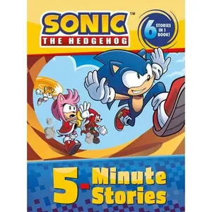 Sonic the Hedgehog: 5-Minute Stories: 6 Stories in 1 Book! -- Jake Black - Hardcover
