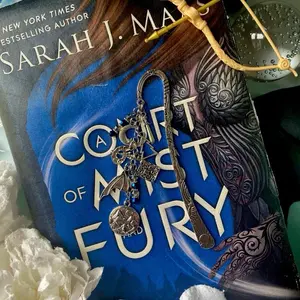 A Court of Mist and Fury Inspired Metal Bookmark, Inner Circle Edition, Booktok, Romantasy
