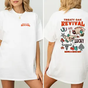 Treaty Oak Revival New Version 2025 T-Shirt - Retro Style, Celebrate The Unique Atmosphere Of Revival Graphic Tee, Culture With This Unisex Shirt