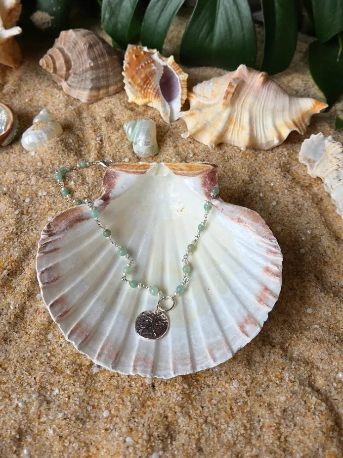 Siren Tide Sand Dollar Necklace