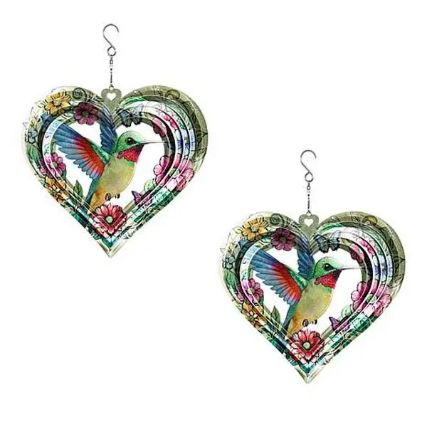 Plow & Hearth Plow and Hearth Illusion Metal Spinners Set of 2