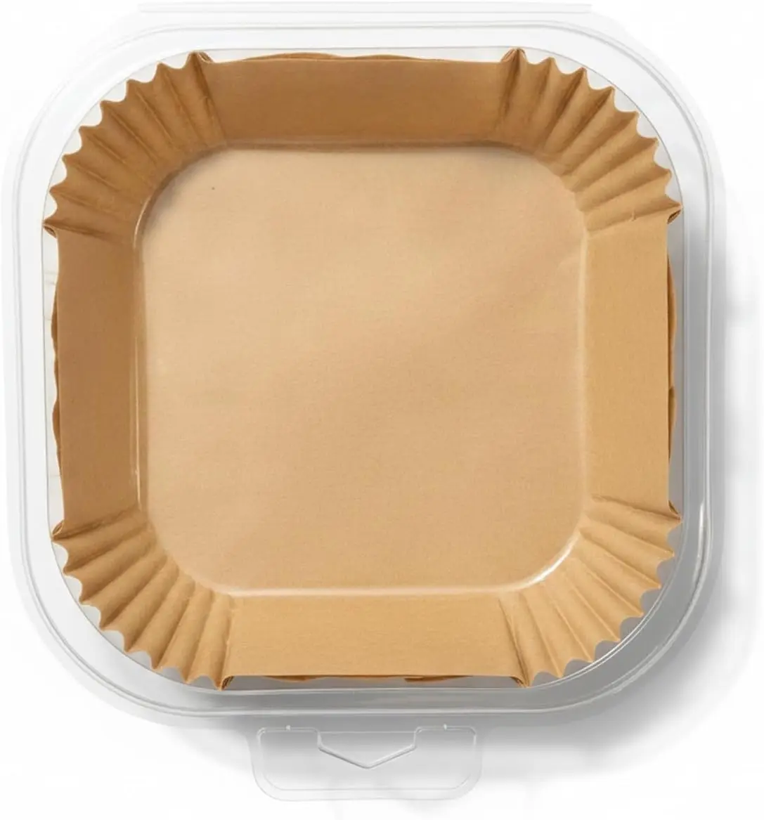 Square Air Fryer Liners, Silicone-Coated Parchment Paper for Square Baskets, Disposable Cooking Sheets (50-100 Count) .gift.