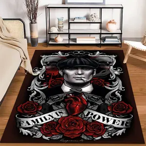 Peaky Blinders21 Anime Print Rug, suitable for home, living room, bedroom, or under office chairs; a perfect holiday gift for family and friends; a Christmas decorative rug.