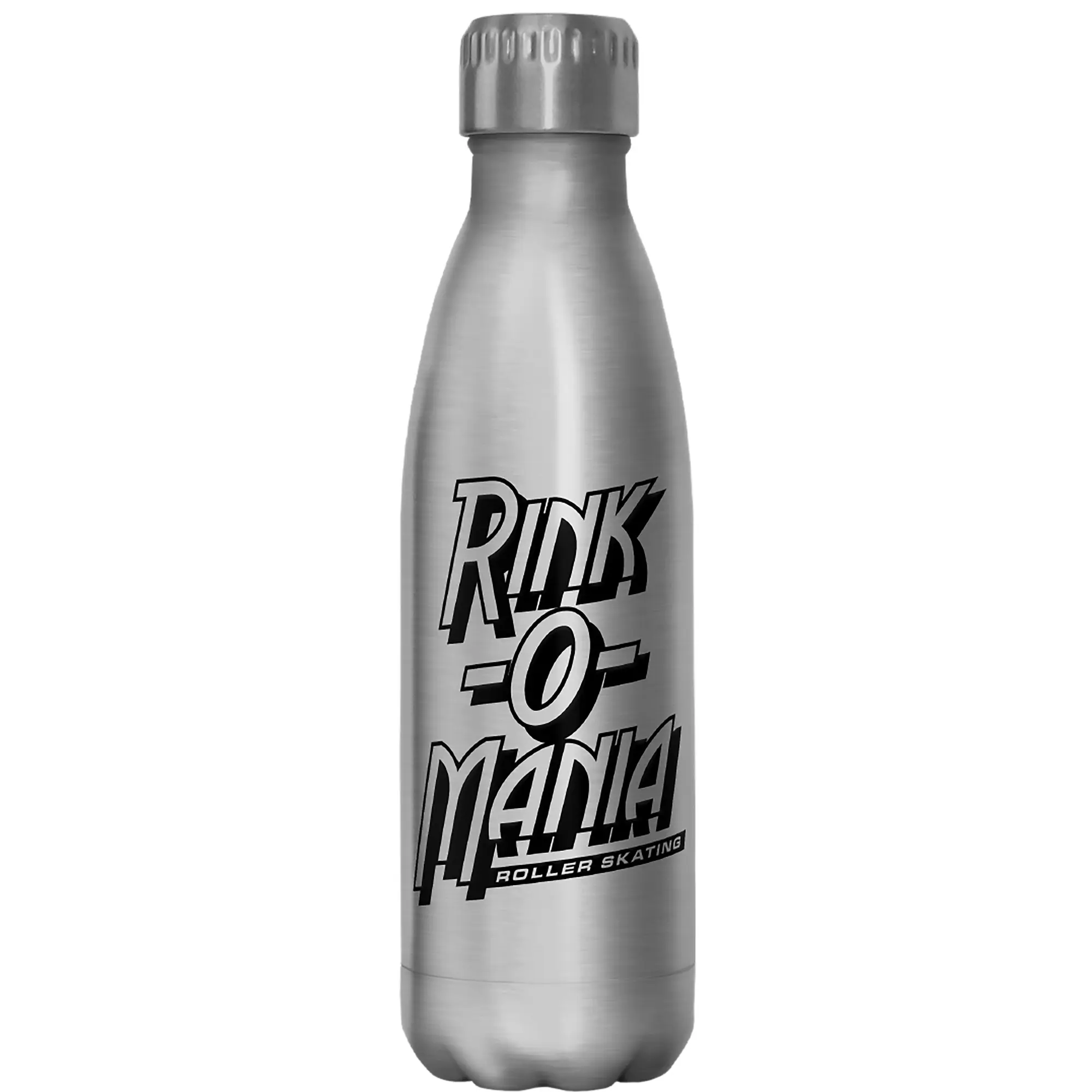Stranger Things Rink-O-Mania Printed Stainless Steel Water Bottle - Double Wall, BPA-Free, Leak-Proof Insulated Tumbler for Rink-O-Mania Fans' Daily Hydration, Stainless Steel Tumbler