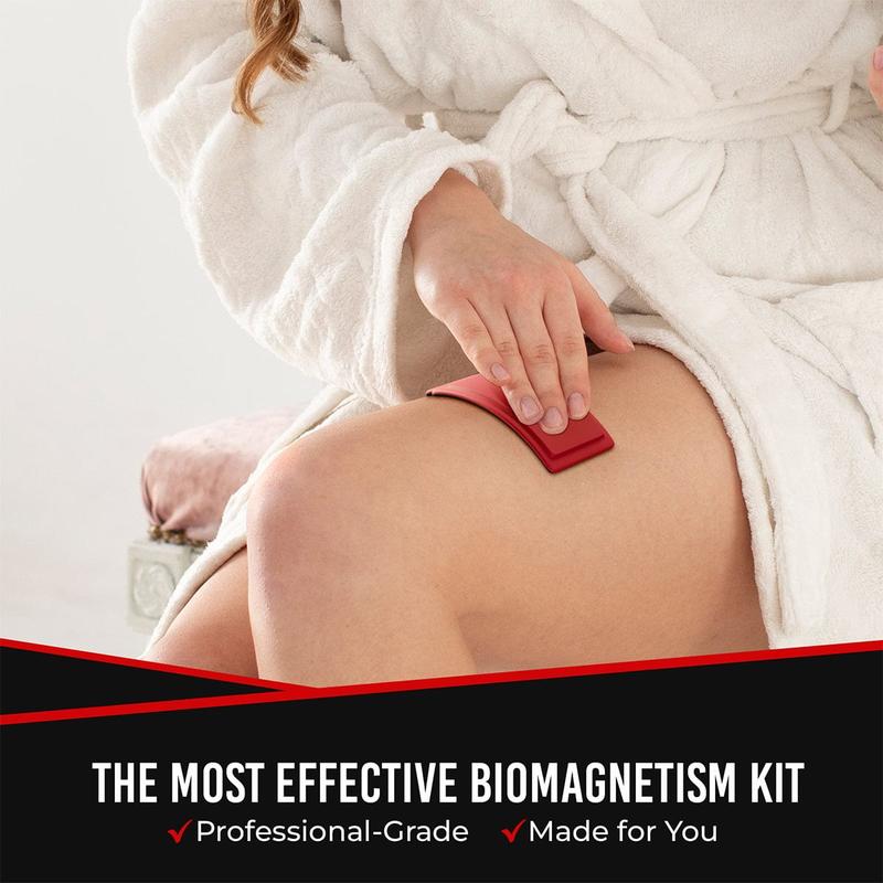 MagnetRX Biomagnetic Therapy Arc Magnets — Neodymium & Silicone (4 Curved Magnets)