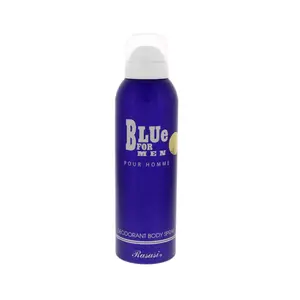 Blue for Men Deodorant - 200ML by Rasasi Body Care Mint Blue for Men Deodorant - 200ML by Rasasi Body Care Mint