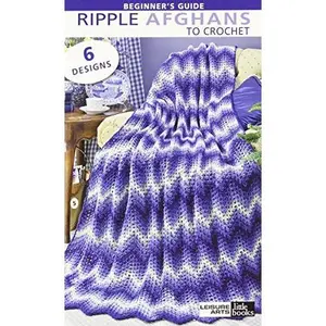 USED-Beginner's Guide Ripple Afghans: 6 Designs by Leisure Arts (Paperback)