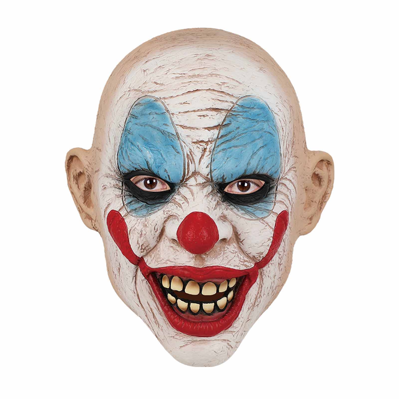 halloween festivity Terror Joker Mask,Killer Joker Latex Mask, with various horror styles, suitable for cosplayers and Halloween enthusiasts, suitable for role-playing at haunted house carnival prank props themed parties