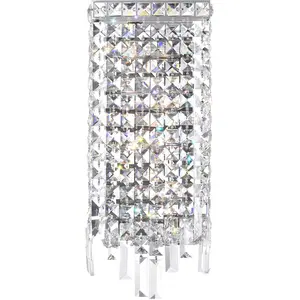 CWI Lighting Colosseum 4 Light 7 inch Chrome Wall Light 8031W7C