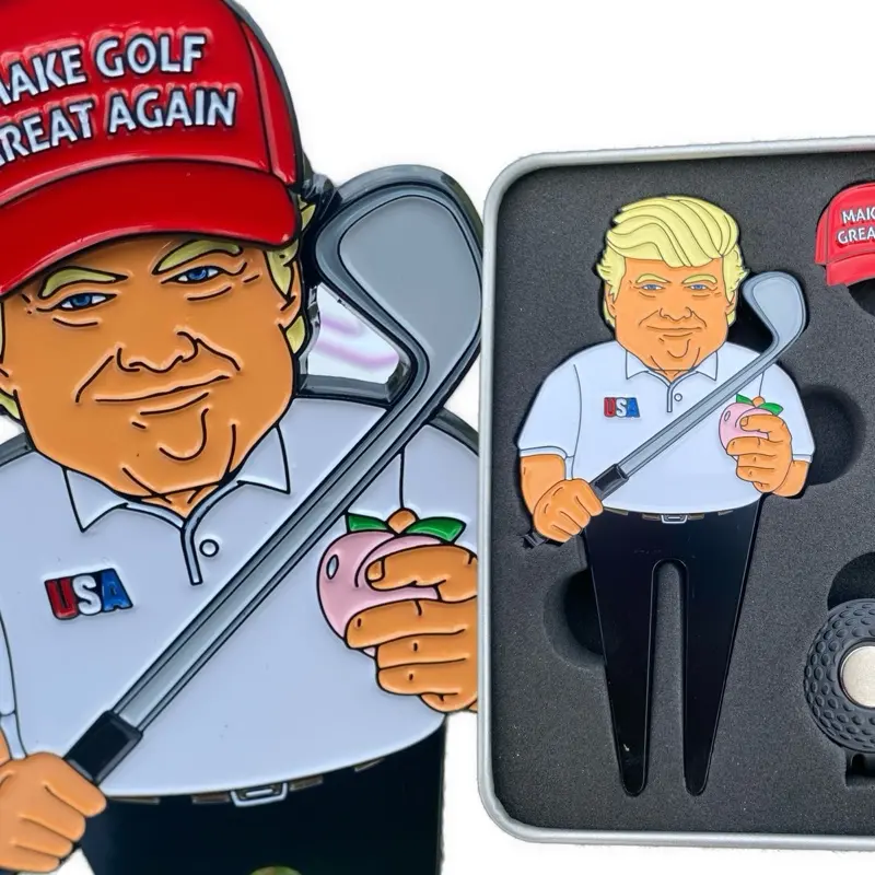 Donald Trump Golf Divot Tool Gift Set