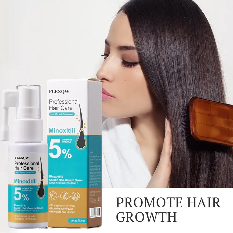 5% Minoxidil Biotin Hair Growth Spray, Enhanced Anti-Hair Loss, Improves Sparse Weak Hair, Unisex Scalp Use, Essential Hair Care