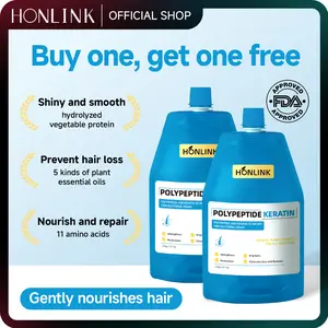 【Buy 1 get 2】Honlink Polypeptide Keratin Shampoo Cream for Hair Repair and Growth with Biotin and Keratin