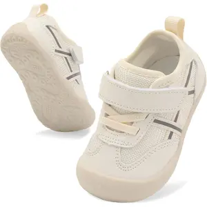 KF5-SOC033 Baby Shoes Boy Girl First Walking Shoe Infant Crib Breathable Sneakers Lightweight Barefoot Shoes for Babies