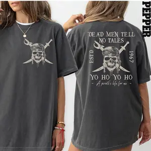 Comfort Colors Pirates Caribbean Shirt, Vintage Pirates Shirt, Retro 90s Pirates Shirt, A Pirate Life For Me Tee