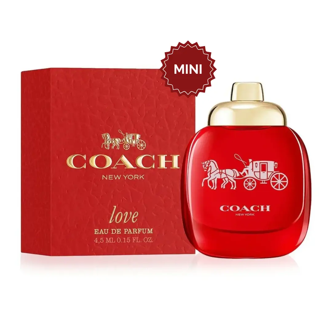 Coach Love Eau de Parfum Mini For Women 4.5ml | Women's Floral Fruity Designer Perfume | Travel Size EDP Splash