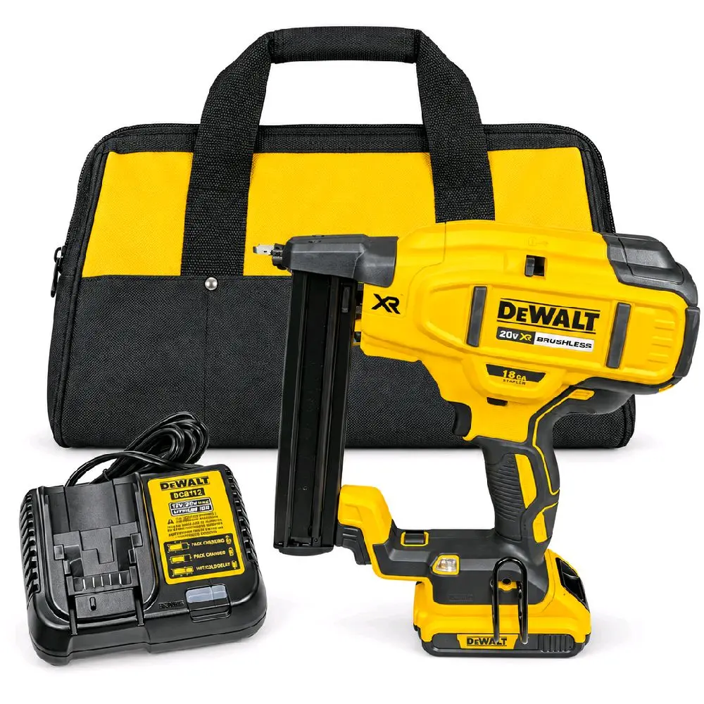 DEWALT 20V MAX XR Cordless 18- Gauge Narrow Crown Stapler