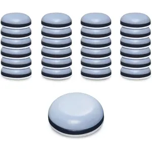 24Pcs Appliance Sliders, 3/4” Small Self-Adhesive Appliance Sliders for Heavy Kitchen Appliances, Slide Smooth on Countertop, Compatible with Most Kitchen Appliances