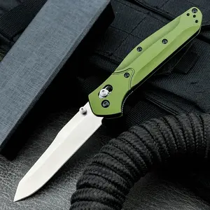 Best Selling 940 Folding Pocket Knife D2 Blade Aluminum Handle EDC Outdoor Survival Knife Multi-Purpose Camping Knife Defensive Tool Outdoor Survival Supplies Tactical Knives