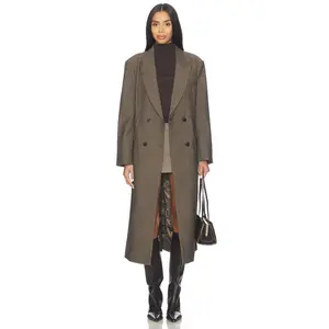 Bubish Charlee Blazer Coat in Taupe Grey