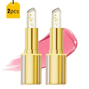 2PCS Transferproof Color-Changing Lipstick - Long-Lasting, Moisturizing, Temperature-Sensitive Color Change,Ideal for Blend Gift - Moisture Moisturizer Makeup Radiant Hydrate Hydrating Gloss Lipgloss Cosmetic Glossy Luxury halo glow lip