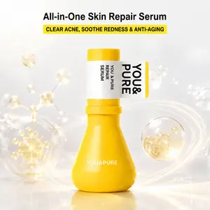 All-in-One Gentle Repair Serum | Colloidal Sulfur Multi-Peptide Serum, Oat Soothing Redness Relief Essence, Oil Control Acne Clearing Anti-Aging Hydrating Skin Repair Serum,Calming Sensitive Skin Fade Fine Lines Even Skin Tone for Daily Skincare