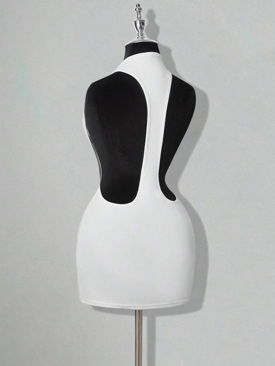 Dobris Laee Criss-Cross Backless Mini Dress Solid White Bodycon Slim Fit Sexy Party Club Going Out Cocktail Summer Outfit Women Fashion Dress - TikTok Shop Dobris Laee Criss-Cross Backless Mini Dress Solid White Bodycon Slim Fit Sexy Party Club Going Out Cocktail Summer Outfit Women Fashion Dress - TikTok Shop