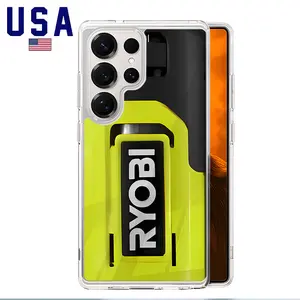 RYOBI Aesthetic Pattern Casing For SAMSUNG GALAXY S22 S23 S24 S25 PLUS FE ULTRA  EDGE Gradient Hard TPU Acrylic Drop Protection Shockproof Protector unique Fashion Trend illustration Anti-scratch Stylish Smartphone Cover