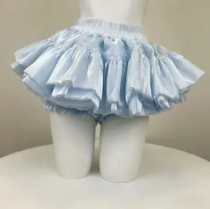 Balletcore Sorbet Layered Tutu Mini Skirt | Coquette Aesthetic Volume Ruffle Skort | Sun-Kissed Summer Mesh Sundress Bottoms | Multi-Color Fairycore Outfit 2026