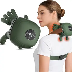 Professional Neck Massager, Realistic Touch Massage Device, Adjustable Speed, Unisex, Ideal Christmas Gift, Shoulder & Back Relief