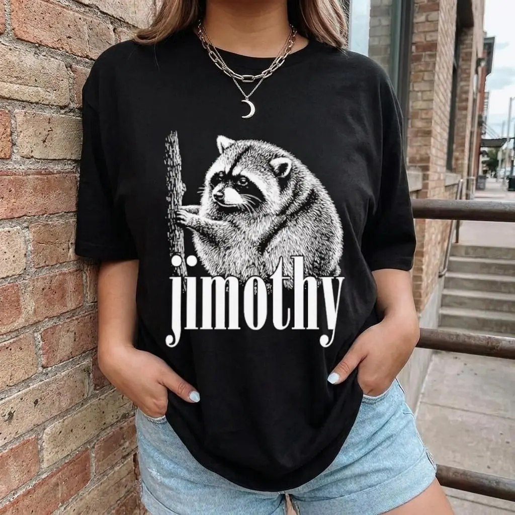 Official Jimothy The Raccoon T-Shirt, Jimothy the Racoon Graphic Tshirt, Funny Seattle Washington Meme Tshirt, Women Graphic Tees