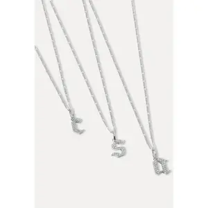 Gothic Letter Necklace