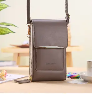 Women's Forever Young PU Leather Small Crossbody Phone Bag - Mini Shoulder Wallet with Card Slots, Lightweight Travel Purse