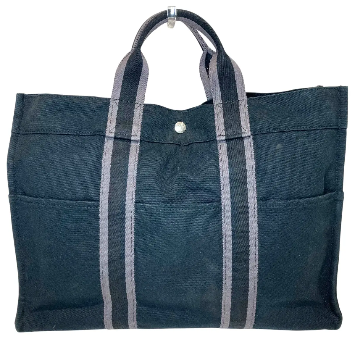 Pre-owned HERMÈS Canvas Tote Bags Hermes Herbag Toile Tote Bag