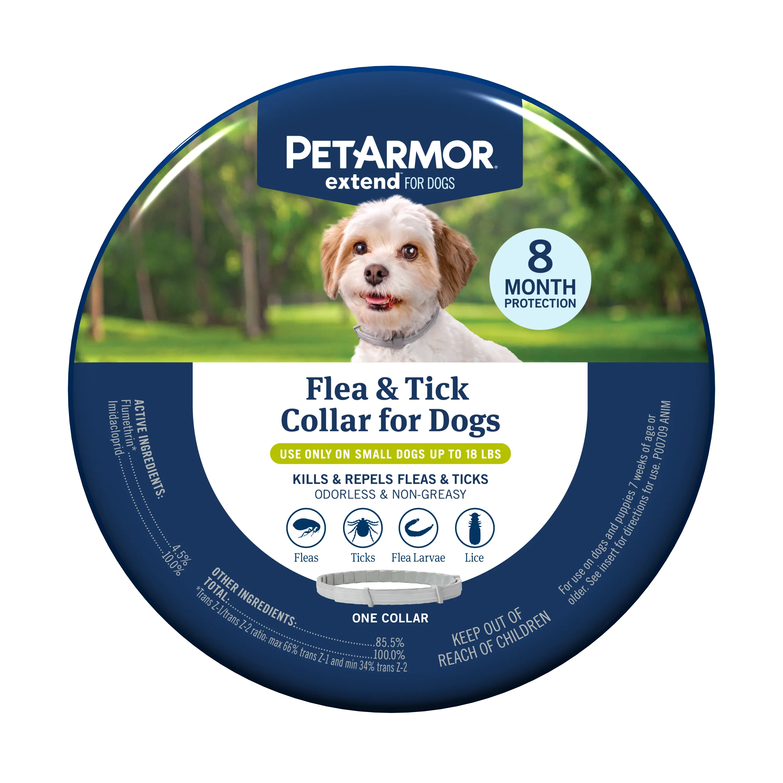 PetArmor Flea and Tick Collar for Small / Large Dogs, 1 Count PetArmor Flea and Tick Collar for Small / Large Dogs, 1 Count