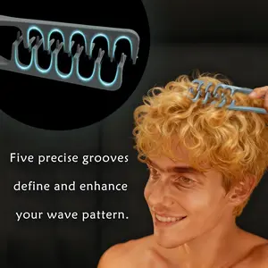 Volumizing Texture Comb,Wide Tooth for Curls and Maximum Root Lift & Seamless Bang Styling, Hair Styling Tool for Women & Men