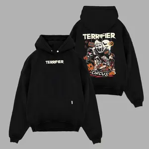 Terrifier Circus  2 side T-Shirt,Terrifier shirt , Washed Pepper Horror Shirt, Horror Movies  , Halloween Costume, Terrifier Outfit, Halloween Horror