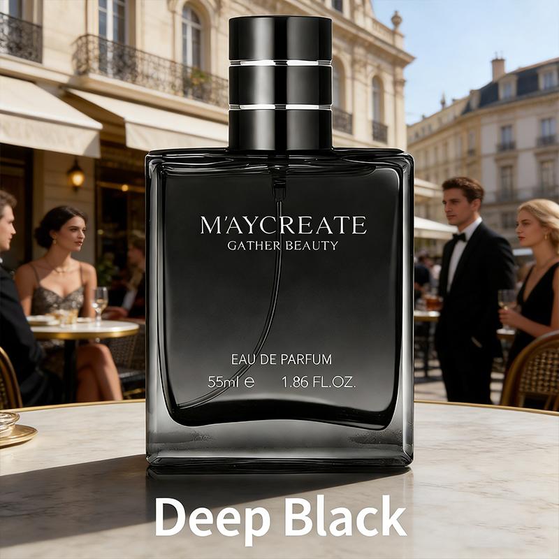 M'AYCREATE Men's Eau De Toilette 55ml Azure Sea Salt Freshness Knight Woodsy Deep Scent Long Lasting Marine Classic Fragrance with Lemon Cedarwood Notes Ideal for Spring Summer Outings